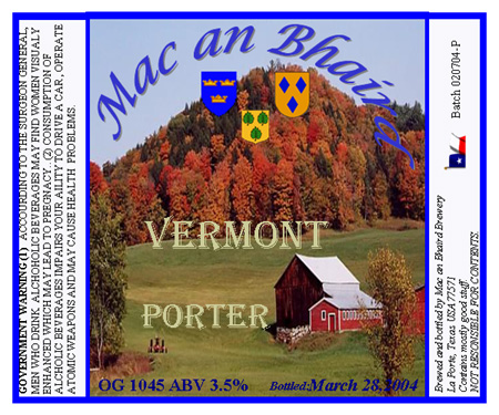 vermont porter