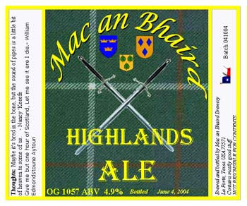 Highlands Ale